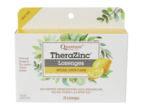 Thumbnail for Quantum Health TheraZinc Lemon Lozenges, Made with Zinc Gluconate for Immune Support, 24 Count