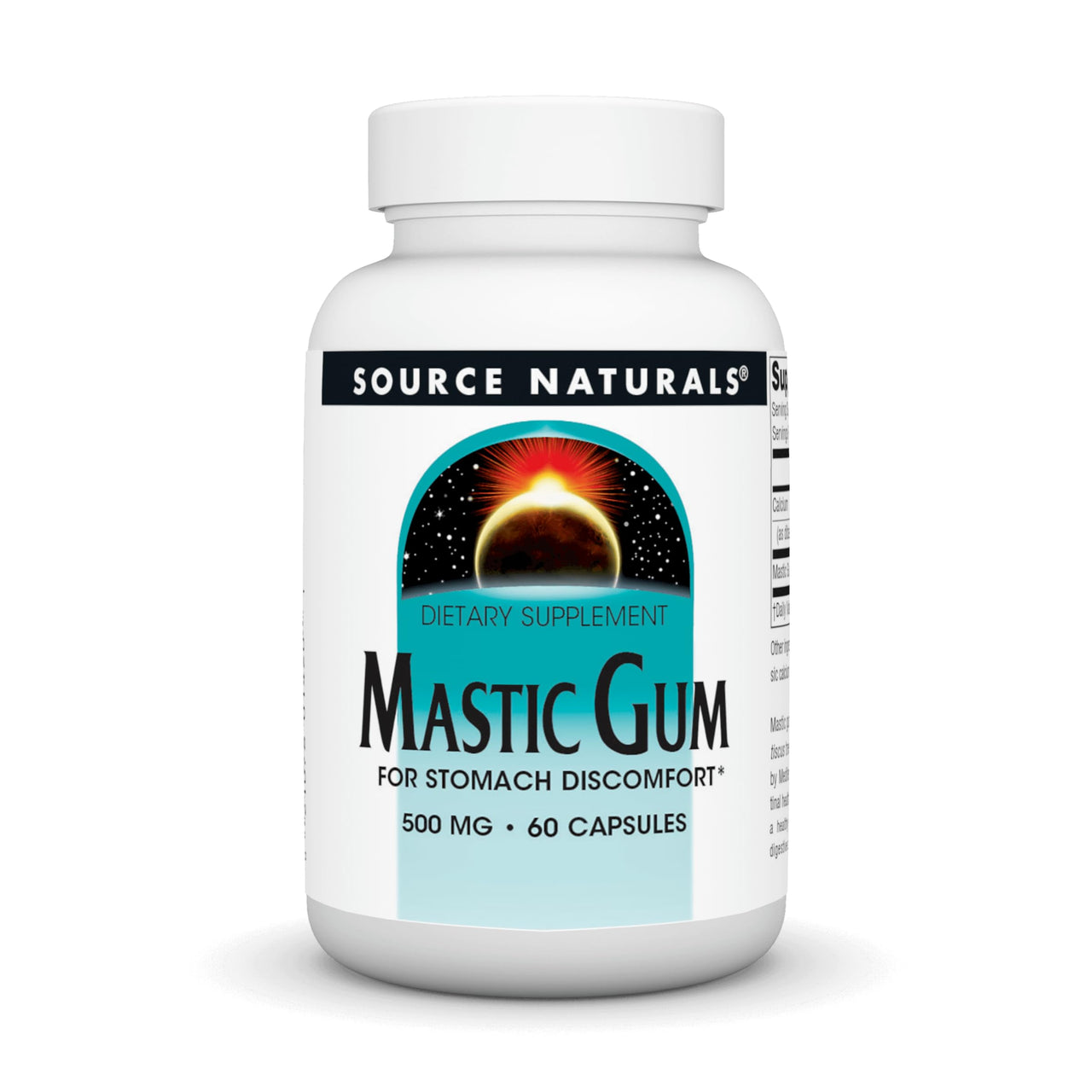 Source Naturals Mastic Gum for Stomach Discomfort* 500 Mg Capsule, 60 Count