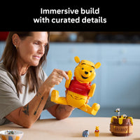 Thumbnail for LEGO Disney Winnie The Pooh Building Set - Home, Office or Book Shelf Decor for Adult Fans, Ages 18+ - W/Eeyore Figure - Collectible Disney Gift - 43300