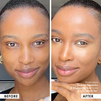 Thumbnail for ICONIC LONDON Radiant Concealer & Brightening Duo | Creamy Liquid + Brightening Crayon Dual Ended Concealer, Cruelty Free, Vegan Makeup (Warm Tan) 0.08 oz