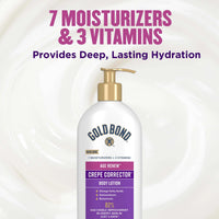 Thumbnail for Gold Bond Age Renew Crepe Corrector Body Lotion, Replenishing & Smoothing Formula, Gold Bond Crepe Corrector Body Lotion, 14 oz