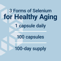 Thumbnail for Life Extension Super Selenium Complex, 200 mcg – 3 Forms of Selenium, Vitamin E – Cellular Health & Longevity Support – Gluten-Free, Non-GMO, Vegetarian, 1 Daily – 100 Capsules