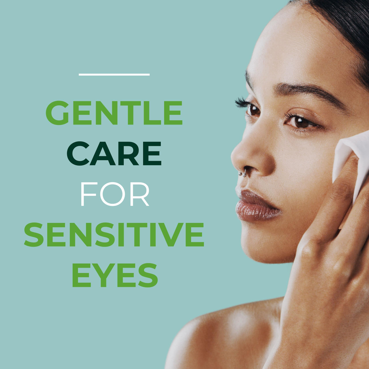 NOVEHA 60PCs Tea Tree Oil Eyelid & Lash Wipes | With Hyaluronic Acid, Green Tea & Chamomile For Blepharitis, Itchy & Stye Eyes, Individually Wrapped, Natural Eyelash Makeup Remover & Daily Cleanser