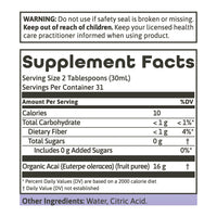 Thumbnail for Dynamic Health Acai Gold | Organic Acai 100% Juice | Vegetarian, No Gluten or BPA, Dietary Supplement | 32oz, 32 Serv