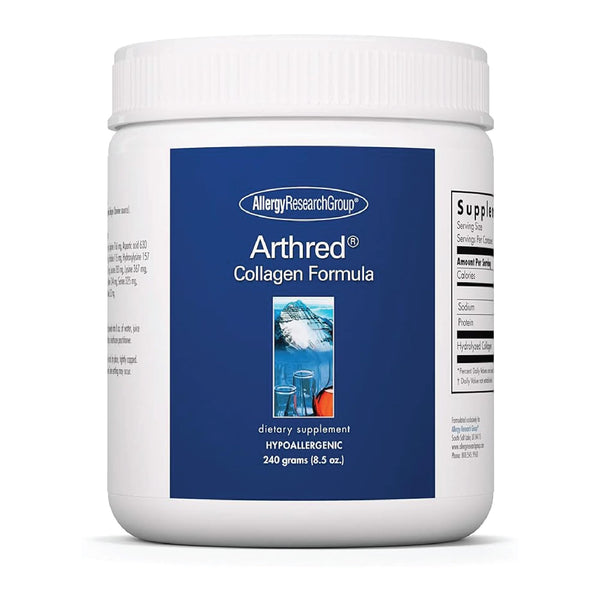 Allergy Research Group Arthred Supplement - Collagen Powder for Men & Women, 10.5g Collagen Peptides, Bovine Sourced, Arthred Powder, Collagen Formula, Hydrolyzed Collagen - 8.5 Oz