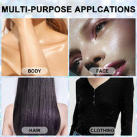 Thumbnail for Hair and Body Glitter Spray, 1PC Glint-Rainbow Glitter Hairspray Dry Powder Makeup for Clothes, Festival Rave Prom Loose Sparkle Powder,Holographic Ultra Fine Resin Glitters for Crafts (Glint-Rainbow)