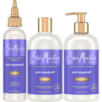 Thumbnail for SheaMoisture Anti-Dandruff Shampoo & Conditioner + Pre-Wash – Apple Cider Vinegar, Shea Butter, 3% Salicylic Acid for Flakes & Itchy Scalp