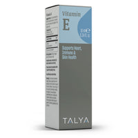 Thumbnail for TALYA Vitamin E Liquid Drops 0.34 fl.oz | Bone, Joint, Heart Health | for Scars & Skin | Glass Bottle with Dropper | Supplement, Non-GMO, Vegan