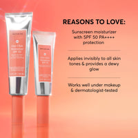 Thumbnail for Naturium Dew-Glow Moisturizer SPF 50 PA++++ Jumbo, Daily Moisturizing Sunscreen & Face Primer, Skin Protector with Dewy Finish, 3.4 oz