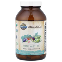 Thumbnail for Garden of Life Organics Whole Food Multivitamin for Men 40+ 120 Tablets, Vegan Mens Multi for Health & Well-Being Certified Organic Whole Food Vitamins & Minerals for Men Over 40 Mens Vitamins