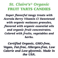 Thumbnail for St. Claire's Organic Fruit Tart Candies, (Sour Lemon, 1.5 Ounce Tin, Bundle of 3) | Gluten-Free, Vegan, GMO-Free, Plant-based, Allergen-Free | Made in our Allergen-Free facility