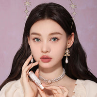 Thumbnail for Flower Knows Little Angel Matte Lipstick,Super Soft & Ultra Silky Lip Mud Stick,Long Lasting & Moisturizing Vegan Lip Makeup for Girls&Women,Velvety Nude Peachy Finish(C03 Radiant Seraph)