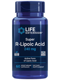 Thumbnail for Life Extension Super R-Lipoic Acid – Healthy Aging, oxidative Stress Defense – with 240 mg of Active R-Form of R-Lipoic Acid – Gluten-Free – Non-GMO – Vegetarian – 60 Capsules