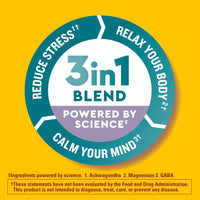 Thumbnail for Nature Made Wellblends Calm Mind & Body, Magnesium Citrate, Ashwagandha 125mg & GABA 100mg Blend for Stress Relief, 38 Gummy Vitamins