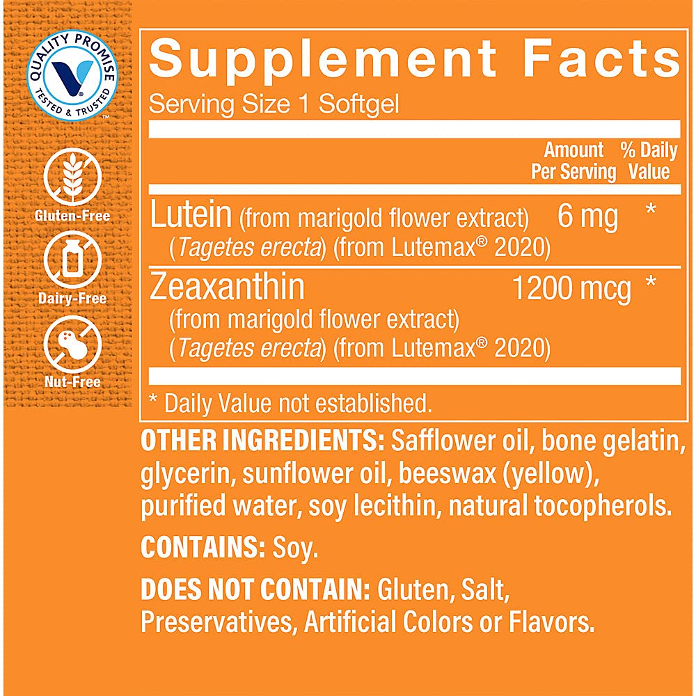 Lutein 120 Softgels by The Vitamin Shoppe
