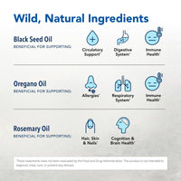Thumbnail for NORTH AMERICAN HERB & SPICE Black Seed Oil - 12 fl oz - Digestive & Immune Support - Contains Oreganol P73 Oregano Oil & Rosemary Oil - Non-GMO - 72 Servings