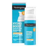 Thumbnail for Neutrogena Hydro Boost Hyaluronic Acid Face Moisturizer with Broad Spectrum SPF 50 Sunscreen, Non-Greasy, Fragrance Free Daytime Facial Moisturizer to Hydrate & Soothe Dry Skin, 1.7 fl. oz