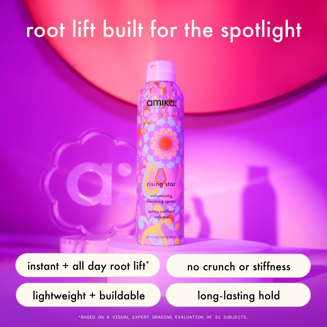 Amika rising star volumizing finishing spray, 5.3oz