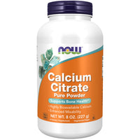 Thumbnail for NOW Foods Supplements, Calcium Citrate Powder, Highly Bioavailable Calcium, Supports Bone Health*, 8-Ounce