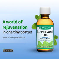 Thumbnail for De La Cruz Peppermint Essential Oil - 100% Peppermint Oil for Aromatherapy - Steam Distilled - 2 Fl OZ