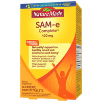 Thumbnail for SAM-e Complete 400 mg Tablets, 36 Count Value Size, Supports a Healthy Mood & Joint Comfort