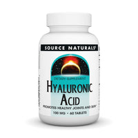 Thumbnail for Source Naturals Hyaluronic Acid, Promotes Healthy Joints and Skin*, 100mg - 60 Tablets