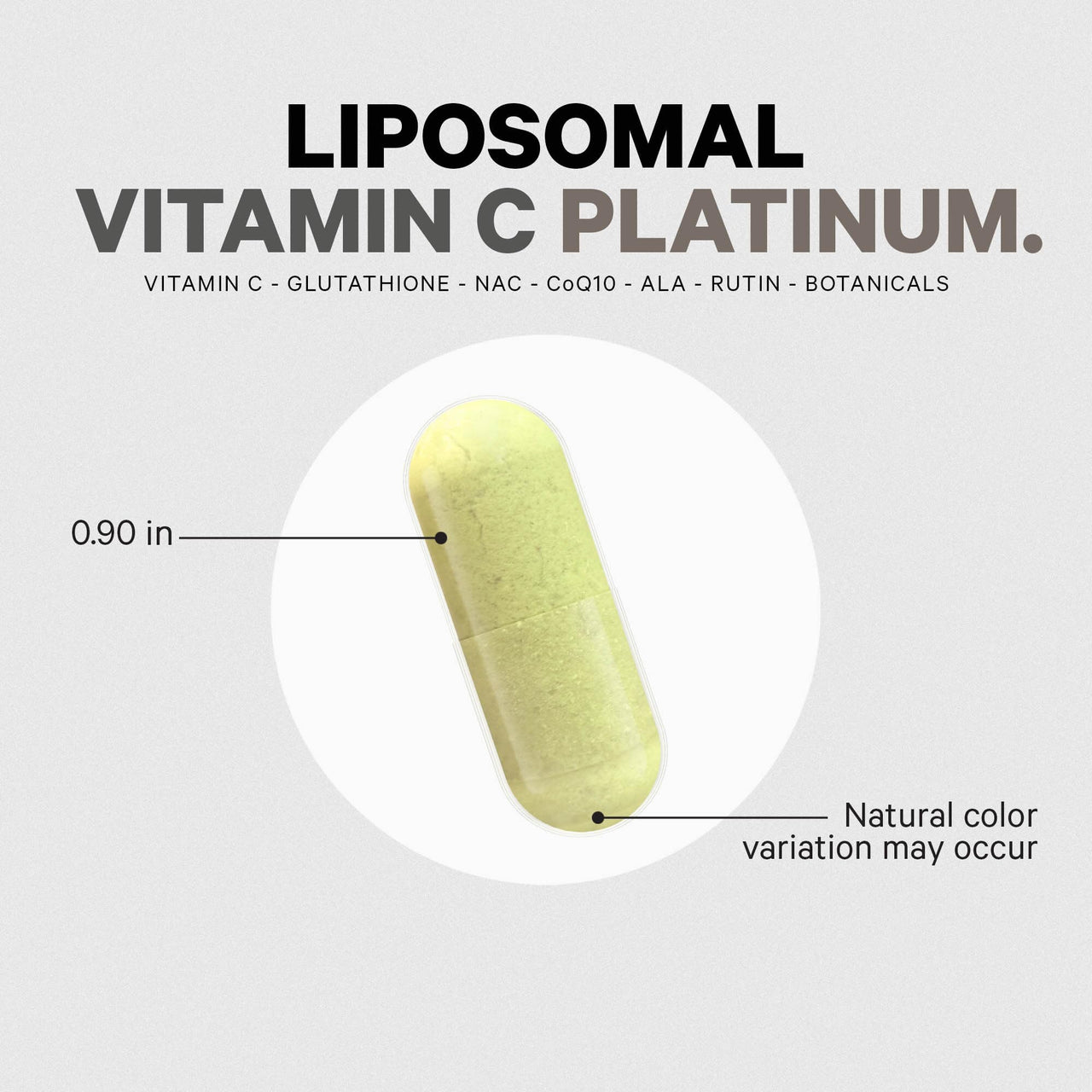 Codeage Liposomal Vitamin C+ Platinum - 1000 Mg Vitamin C Vitamins, Glutathione, NAC (N Acetyl Cysteine), Resveratrol, CoQ10, Rutin, Elderberry, Quercetin, Rosehip, Citrus Bioflavonoids - 180 Capsules