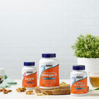 Thumbnail for NOW Foods Supplements, Omega-3 180 EPA / 120 DHA, Molecularly Distilled, Cardiovascular Support*, 200 Softgels