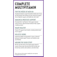 Thumbnail for New Chapter Men’s Multivitamin 40+, Extra B6 & B12, D3, Vitamin C & Zinc, Immune, Heart, Cellular Energy, and Brain Health, Gentle on The Stomach, One Daily, Non-GMO, Gluten-Free, 72 Tablets