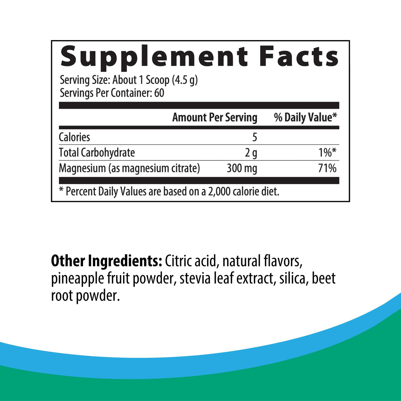 Rootcology by Dr. Izabella Wentz | Magnesium Citrate Powder | 300mg Magnesium for Relaxation and Regularity Support | Natural Mixed Berry Flavor | 270g / 60 Servings