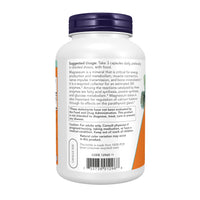 Thumbnail for NOW Foods Supplements, Magnesium Citrate, Enzyme Function*, Nervous System Support*, 240 Veg Capsules