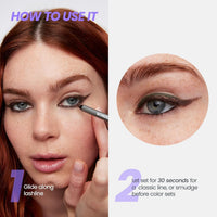 Thumbnail for Wonderskin Eyeliner Pencil, 1440 Longwear Blue Eyeliner Pencil - Waterproof, Sharpenable & Smudge Proof (Aqua)