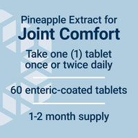 Thumbnail for Life Extension Specially-Coated Bromelain, Pineapple Extract, Joint Health, Joint Comfort, Vegetarian, Gluten-Free, Non-GMO, 500 mg, 60 enteric-Coated Tablets