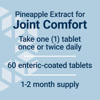 Thumbnail for Life Extension Specially-Coated Bromelain, Pineapple Extract, Joint Health, Joint Comfort, Vegetarian, Gluten-Free, Non-GMO, 500 mg, 60 enteric-Coated Tablets