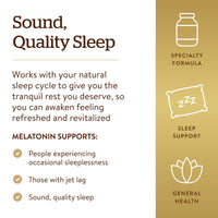 Thumbnail for Solgar Melatonin 5 mg, 120 Nuggets - Helps Promote Relaxation & Rest - Clinically Studied Melatonin - Vegan, Gluten Free, Dairy Free, Kosher - 120 Servings