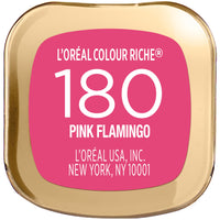 Thumbnail for L'Oreal Paris Colour Riche Original Creamy, Hydrating Satin Lipstick with Argan Oil and Vitamin E, Pink Flamingo , 1 Count
