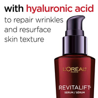Thumbnail for L'Oreal Paris Revitalift Triple Power Anti-Aging Concentrated Face Serum, Hyaluronic Acid and Pro-Xylane, Reduces Wrinkles 1 oz