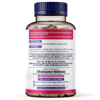 Thumbnail for Wholesome Wellness Dr. Formulated Raw Probiotics for Women 100 Billion CFUs Capsules with Prebiotics, Digestive Enzymes, Approved for Adults, Shelf Stable Supplement
