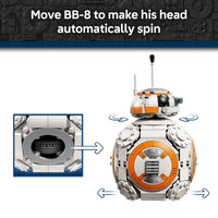 Thumbnail for LEGO Star Wars BB-8 Astromech Droid Building Toy for Boys & Girls - Play & Display Building Kit W/Spinning Head Action & Burner Arm for Kids & Fans, Ages 10+ - Gift Idea for Birthdays - 75452