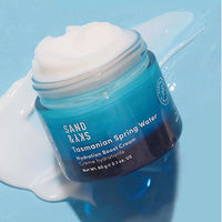 Thumbnail for Sand & Sky Face Moisturizer Hyaluronic Acid Gel Cream - Tasmanian Spring Water Hydration Boost, Lightweight Water Cream for Dry Skin, Red Algae Skin Barrier Protection, Australian Skincare, 1.7 oz