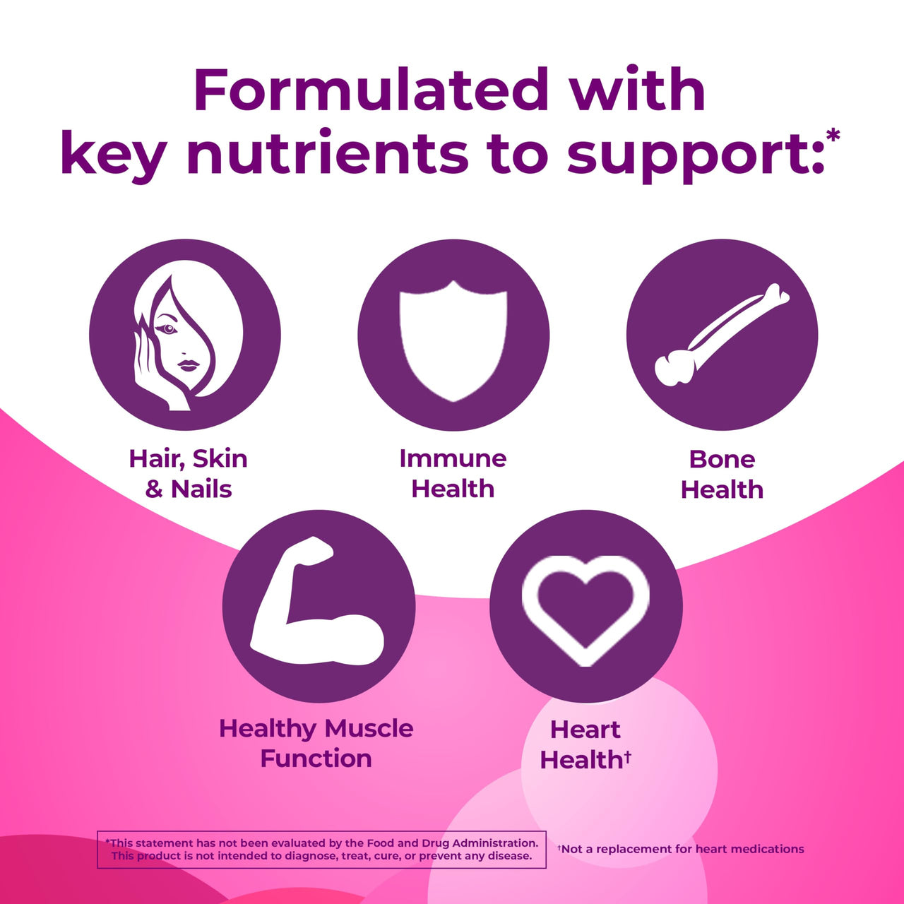 ONE A DAY Multi+ Hair, Skin & Nails, Multivitamin + Boost of Support for Healthy Hair, Skin & Nails with Biotin and Vitamins A, C, E & Zinc ,Gummy 120 Count (2 Month Supply)