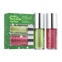 Thumbnail for Milk Makeup KUSH Best Buds Lip Duo - Hydrating Lip Oil Set - Includes 2 Tints: Green Dragon + Dream Machine - Lightweight, Non Greasy, Non Sticky - Vegan, Cruelty Free