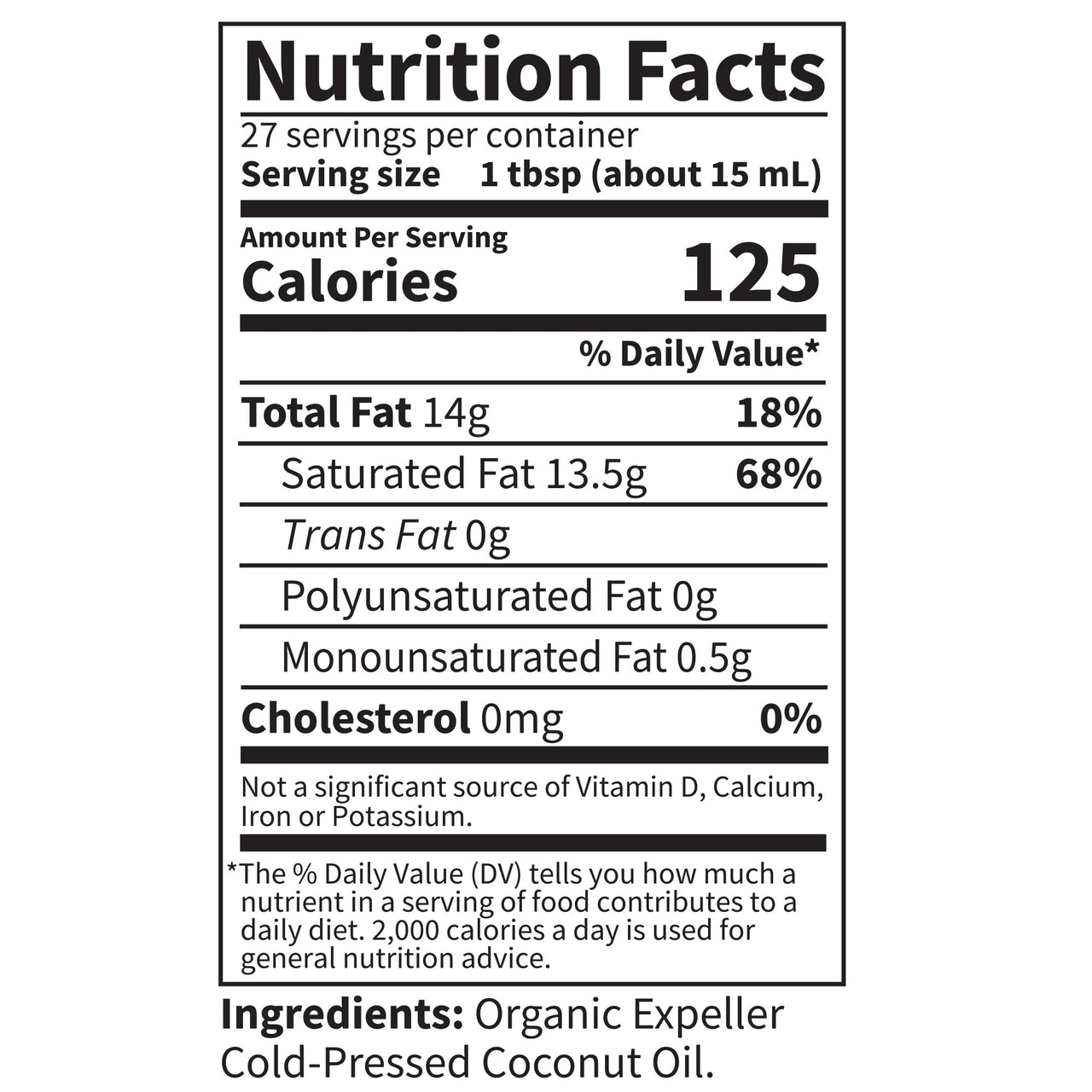 Garden of Life Raw Extra Virgin Coconut Oil, 14 fl oz (414 ml)