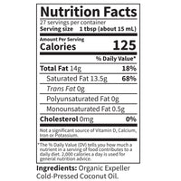 Thumbnail for Garden of Life Raw Extra Virgin Coconut Oil, 14 fl oz (414 ml)