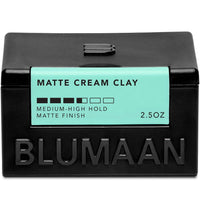 Thumbnail for BLUMAAN Matte Cream Clay - High Hold Matte Finish - Versatile, Easy To Apply, Weightless Control, Nourishing and Cleansing Hair Care Essential with Natural Ingredients - 71 ml/2.5 oz