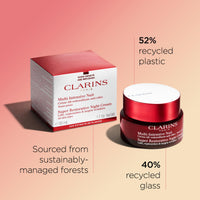 Thumbnail for Clarins Super Restorative Night Cream | Anti-Aging Moisturizer For Mature Skin Weakened By Hormonal Changes | Illuminates & Densifies Skin | Lifts & Tones | Targets Spots & Wrinkles | 1.7 Ounces