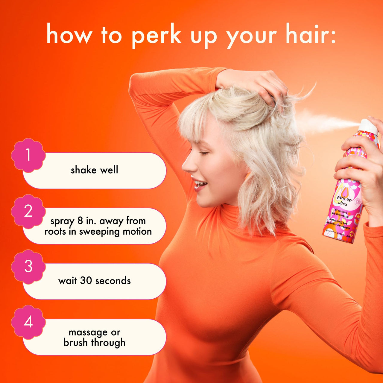 amika Perk Up Ultra Oil Control Dry Shampoo, 1.8oz