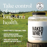 Thumbnail for NAKED Vanilla Collagen + Vanilla Whey Bundle – Grass-Fed Hydrolyzed Collagen Peptides (25 Servings) & Whey Protein Powder (24 Servings) for Muscle, Recovery & Skin Support
