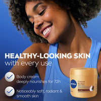 Thumbnail for NIVEA Cocoa Butter Body Cream with Deep Nourishing Serum, Cocoa Butter Cream for Dry Skin, 16 Ounce Jar