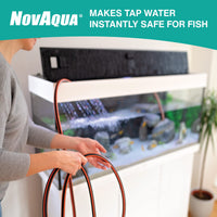 Thumbnail for KORDON Novaqua Aquarium Water Conditioner for Freshwater & Saltwater – Instantly Detoxifies Chlorine, Chloramines, & Heavy Metals in Tap Water, Replaces Fish Slime Coat, Adds pH Buffers, 16-ounces